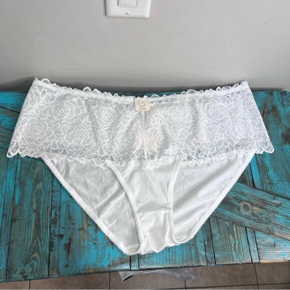 Pennington’s White Femme Couture Panty Déesse Collection Size 4x NWT Brand New - Picture 4 of 8